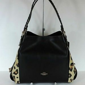 Coach leopard Edie 31 shoulder bag nwt